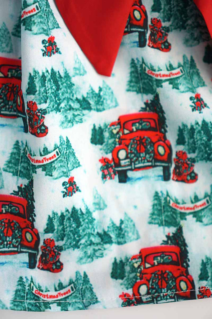 Christmas Truck with Tree Pillowcase Dress – Ginger Blues Boutique
